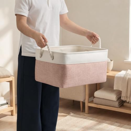 15.7x11.8x8.26 Inch Fabric Large Storage Bins with Handles 6 Pack - Image 5