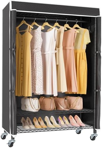 VIPEK R3C Portable Closet for Hanging Clothes Rolling Rack with Cover by VIPEK