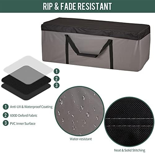 Rachmi 2-Pack 600D Extra Large Heavy Duty Cushion Storage Bag 152 Gal 60" - Image 5