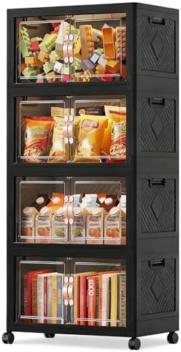 Collapsible Storage Bins with Lids&Wheels-252QT(63Gal) by Unknown