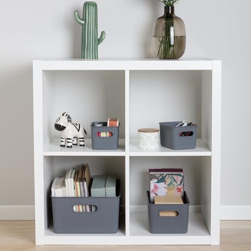 Tatay Storage Basket Baobab 29.4x38.5x16 cm Set of 4 Organiser Boxes - Image 3