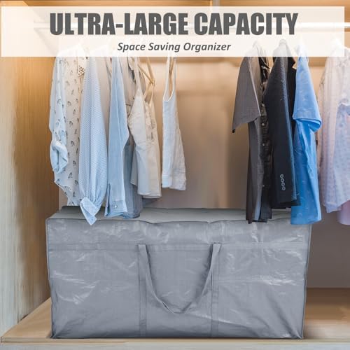4 Pcs 96 Gallon Extra Large Moving Bags Heavy Duty Storage Bag - Image 6