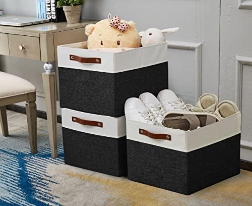DECOMOMO Kallax Storage Cubes, Storage Baskets for Shelves 4-Pack - Image 6