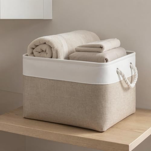 15x11x10 In Foldable Fabric Large Storage Bins with Handle 6 Pack - Image 6