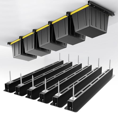 EVERHANGER Ceiling Storage Rack, Heavy Duty Overhead Garage Storage Rack by ToolStorageOrganizer
