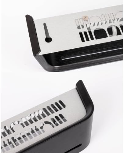 Key Holder Wall Mount with Shelf | 17 inch | Black - Image 5