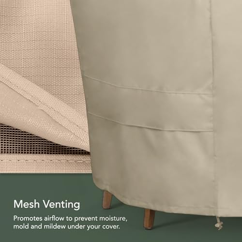 Covermates Ultima Serving Cart Cover, Polyester, 50Wx30Dx34H, Ripstop Tan - Image 5