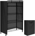 Storage Shelf Cover Waterproof Wire Rack Cover with Zipper 30"Lx14"Wx60"H by CATOTEL