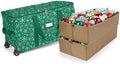Covermates Rolling Adjustable Ornament Storage Bag, 25.5"W x 13"D x 12.5"H by Covermates