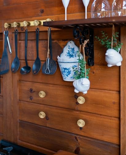 Heavy Duty Zinc Alloy Wall Hooks, Single Packed Champagne Bronze (5 Tri Hooks) Coat Hooks for Hanging Coats, Towels, Bags, Keys, Wall Mounted Utility Hooks for Bathroom, Entryway, Closet, Bedroom - Image 6