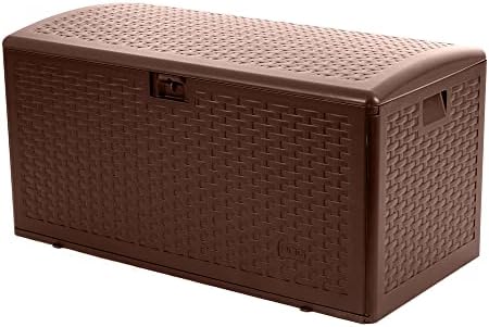 Plastic Development Group Outdoor Storage Deck Box, Standard Closure, 73 Gallon, Java by PlasticDevelopmentGroup