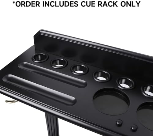 GSE Floor Stand Billiard Pool Cue Racks Only, Hold 10 Cues, Black - Image 4