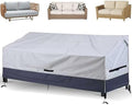 Patio Loveseat Cover Waterproof 420D Bench Cover, 90"x40"x33", Grey by AloomisDirect
