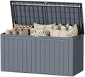 Devoko 100 Gallon Outdoor Storage Box, Waterproof Deck Box Lockable (Gray) by DEVOKO