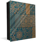 Concept Crystal 50 Keys Cabinet with Decorative Front Panel and Glass White Board KN06: Textures and Tiles 2 Series by ConceptCrystal