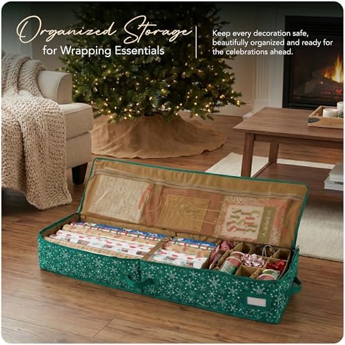Covermates Gift Wrap Storage Organizer, 44.5" W x 13" D x 6.5" H - Image 2
