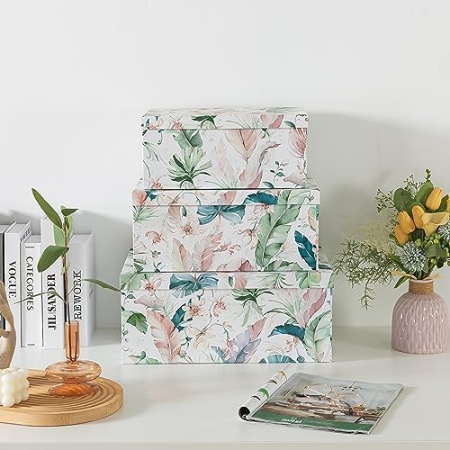 Soul & Lane - Jardin Jewel Decorative Storage Boxes with Lids, Set of 3 - Image 7