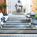 SAFAVIEH Courtyard Outdoor Area Rug 10x14, X-Large Navy & Beige CY6062-268 by Unknown