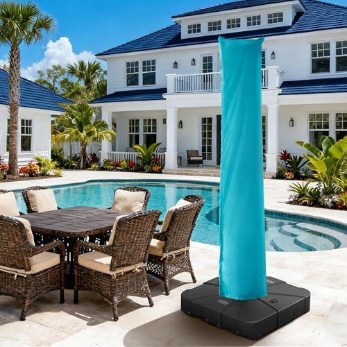 Patio Cantilever Umbrella Outdoor Waterproof Cover with Zippe - Image 5