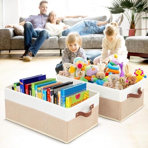 6 Pack Fabric Storage Bins, Large Storage Baskets for Shelves - Image 6