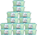 Kuber Industries Foldable Underbed Storage Bag|Organizer For Clothes Large|Non-Woven Comforter, Blanket Cover|Leaf Print & Side Handle|Pack of 12 (Green) by Kuber+Industries