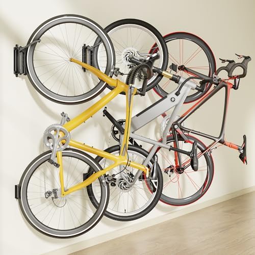 monTEK Heavy Duty Swivel Bike Wall Mount Holds Up to 77lbs, 3 Pack - Image 2
