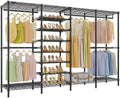 VIPEK S4 Clothes Rack with Shoe Shelves for Bedroom/Walk-In Closet, Black by VIPEK