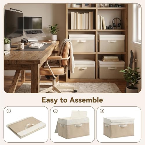 GRANNY SAYS Memory Keepsake Storage Box, Fabric Storage Bins with Lids - Image 6