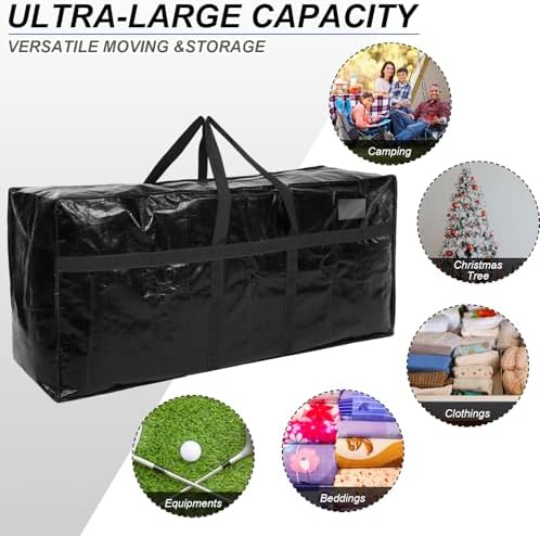 Windyun 4 Pack 98 Gallon Extra Large Moving Bags XXL Heavy Duty Storage Bag - Image 4