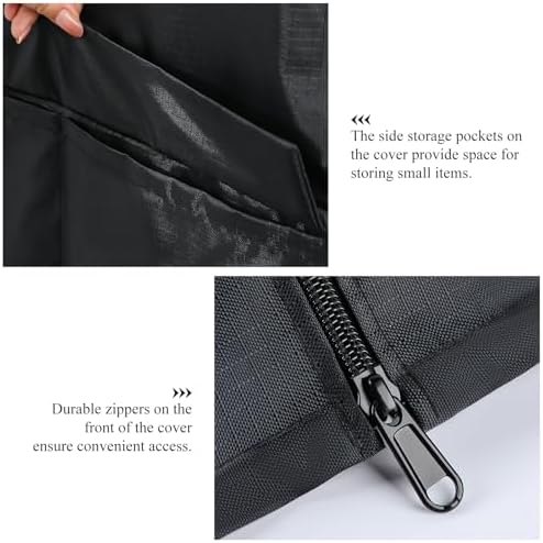 Shelf Covers for Wire Shelving,Heavy Duty Dustproof Storage Wire Rack Covers with Zipper Fit for Your Pantry Shelves ,48"*18"*72" inches, Black - Image 5