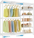 VIPEK X2 Plus Expandable Heavy Duty Clothes Rack, Closet System White by VIPEK