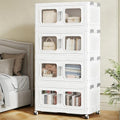 BROVIEW 240 Qt/60 Gal Stackable Storage Bins with Lids, 4 Pack, White by BROVIEW-EnjoytheArtofLife