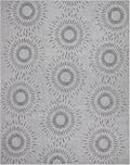 Gertmenian Indoor/Outdoor Flatweave Area Rug - 5x7 Standard, Stain & UV Resistant, Ideal for High Traffic Areas in Deck, Patio, Mudroom - Geometric, Gray, 32453 by Gertmenian