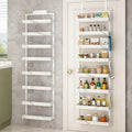 BUKFEN Over the Door Pantry Organizer, 2-IN-1 Door & Wall Mount Spice Rack by bukfen