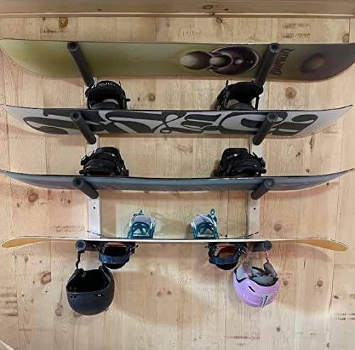 Pro Board Racks Snowboard Wall Rack Mount (Holds 4 Boards) - Image 2