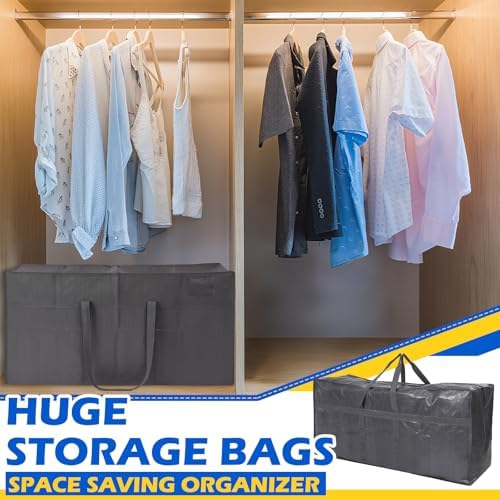 4 Pcs 66 Gallon Extra Large Moving Bags Heavy Duty Storage Bag - Image 6