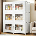 BROVIEW 900 Qt/225 Gal Stackable Storage Bins with Lids, 3 Pack, White by BROVIEW-EnjoytheArtofLife