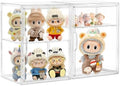 Attelite Acrylic Display Case for Collectibles 3 Adjustable Layers 2Pack by Attelite