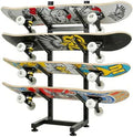 BiJun 4‑Tier Skateboard Racks Floor Stand, for Garage Bedroom Home Display by BiJun
