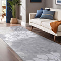 Luul Home Floral Indoor Outdoor Runner Rugs 2x7 Entryway Rug, Kitchen, Hallway Rug Washable Stain Resistant Outside Carpet Beige 2 x 7 by Unknown