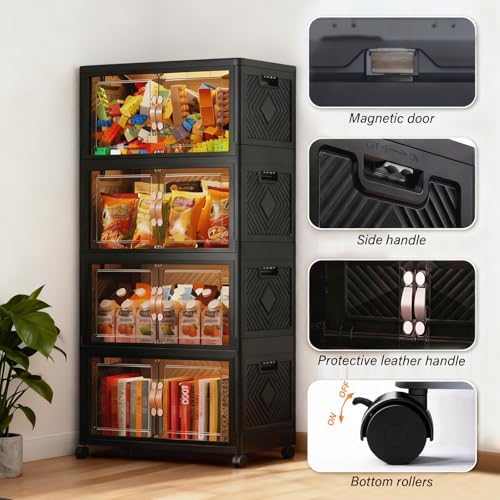 Collapsible Storage Bins with Lids&Wheels-252QT(63Gal) - Image 4