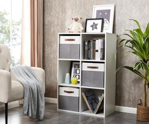 DECOMOMO Kallax Storage Cubes, Storage Baskets for Shelves 4-Pack - Image 6