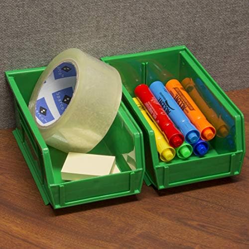 Akro-Mils Plastic Storage Bins and Organizers (12-Pack) + AkroBins Hanging Stackable Storage Bins (24-Pack) - Image 6