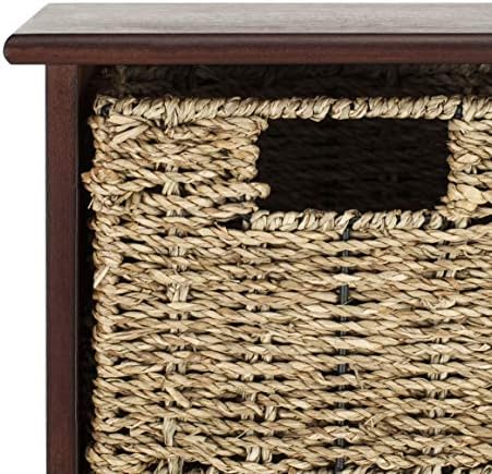 Safavieh Home Collection Finley Hanging 3 Basket Wall Rack - Image 4