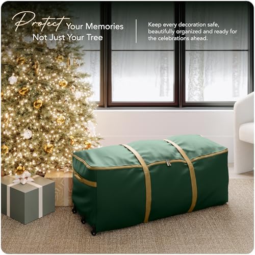 Covermates Christmas Tree Rolling Cinch Bag, 60" W x 24" D x 24" H, Green - Image 2