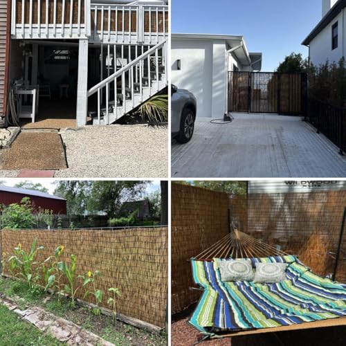 Privacy Fence Screen, Bamboo Reed Fencing Panels UV-Anti, Natural Bamboo Fence Rolls for Patio Balcony Garden Backyard Indoor Outdoor Decor Pool Side 1/2/3/4/5/6/7/8 Feet High(8' H x 42' L) - Image 6