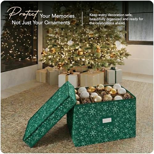 Covermates Adjustable Ornament Storage Box, 19.25" W x 13" D x 12.5" H - Image 2