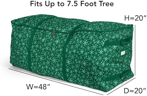 Covermates Christmas Tree Rolling Cinch Bag, 48" W x 20" D x 20" H - Image 3