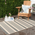 SAFAVIEH Courtyard Outdoor Area Rug 6'7"x9'6", Grey & Bone CY6062-236 by Unknown