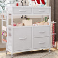 LIVEHOM Wrapping Paper Storage, Rolling Gift Wrap Station by LIVEHOM